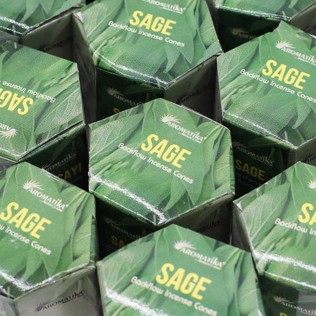 Backflow wierookkegels – Salie Masala 10 stuks