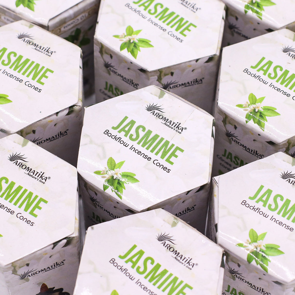 Backflow rökelsekoner Jasmin 10-pack
