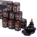 Cones de Incenso Backflow Oudh Masala Pack de 10
