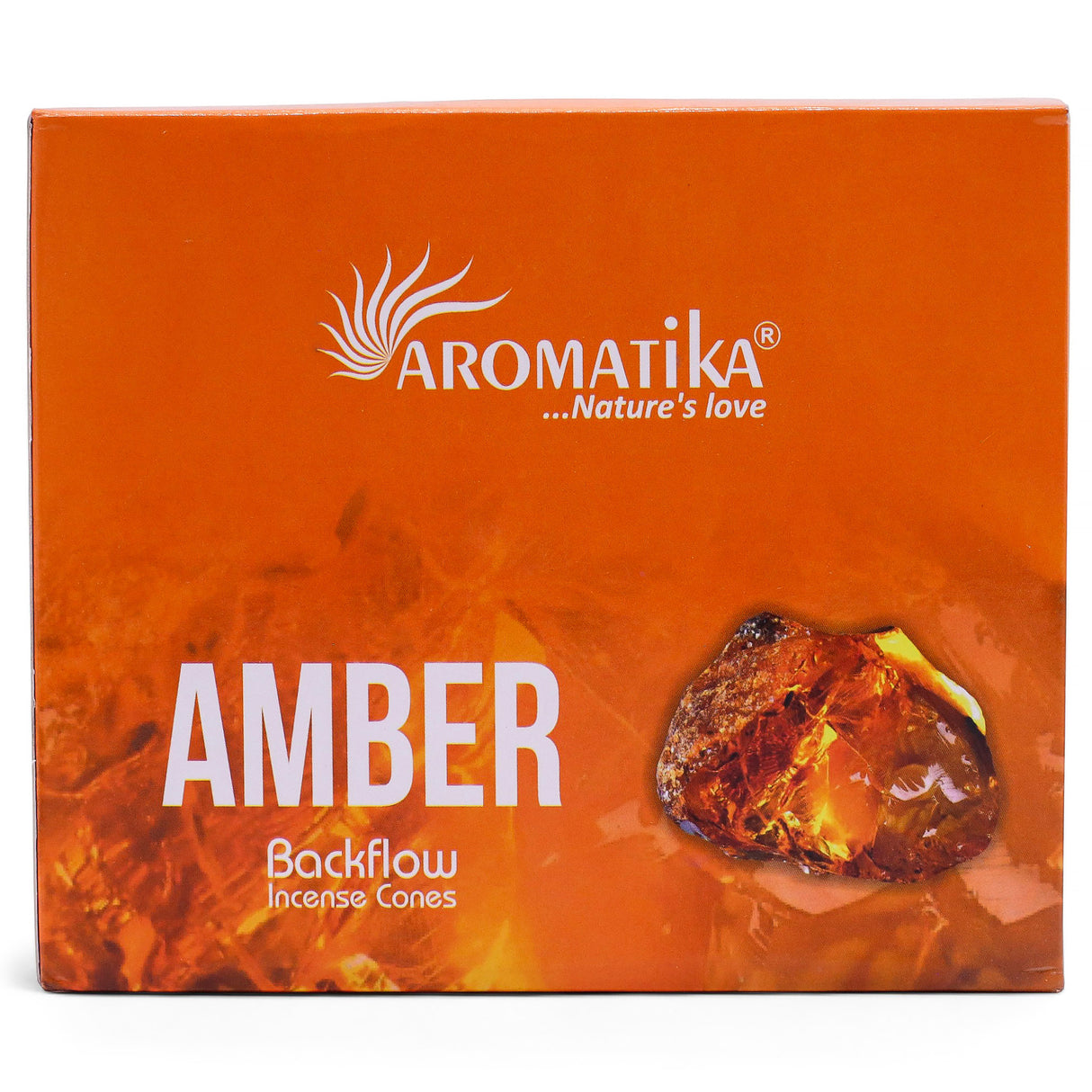 Amber Backflow rökelsekoner, 10-pack Aromatika