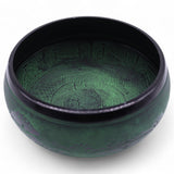23cm Moss Green Tibetan Singing Bowl, Extra Loud