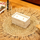 Scented Candle Spiced South Sea Lime Wooden Wick