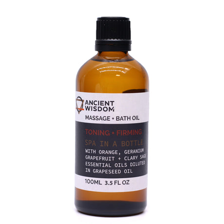 Massageolja tonande och fasthet 100 ml