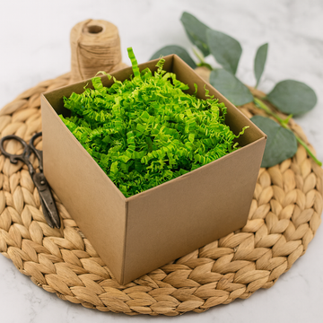Shredded Paper Filler Lime Green 1kg SizzlePak