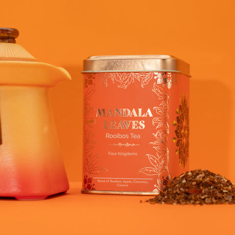 Four Kingdoms rooibos cimet kokos biljni čaj bez kofeina, 50 g