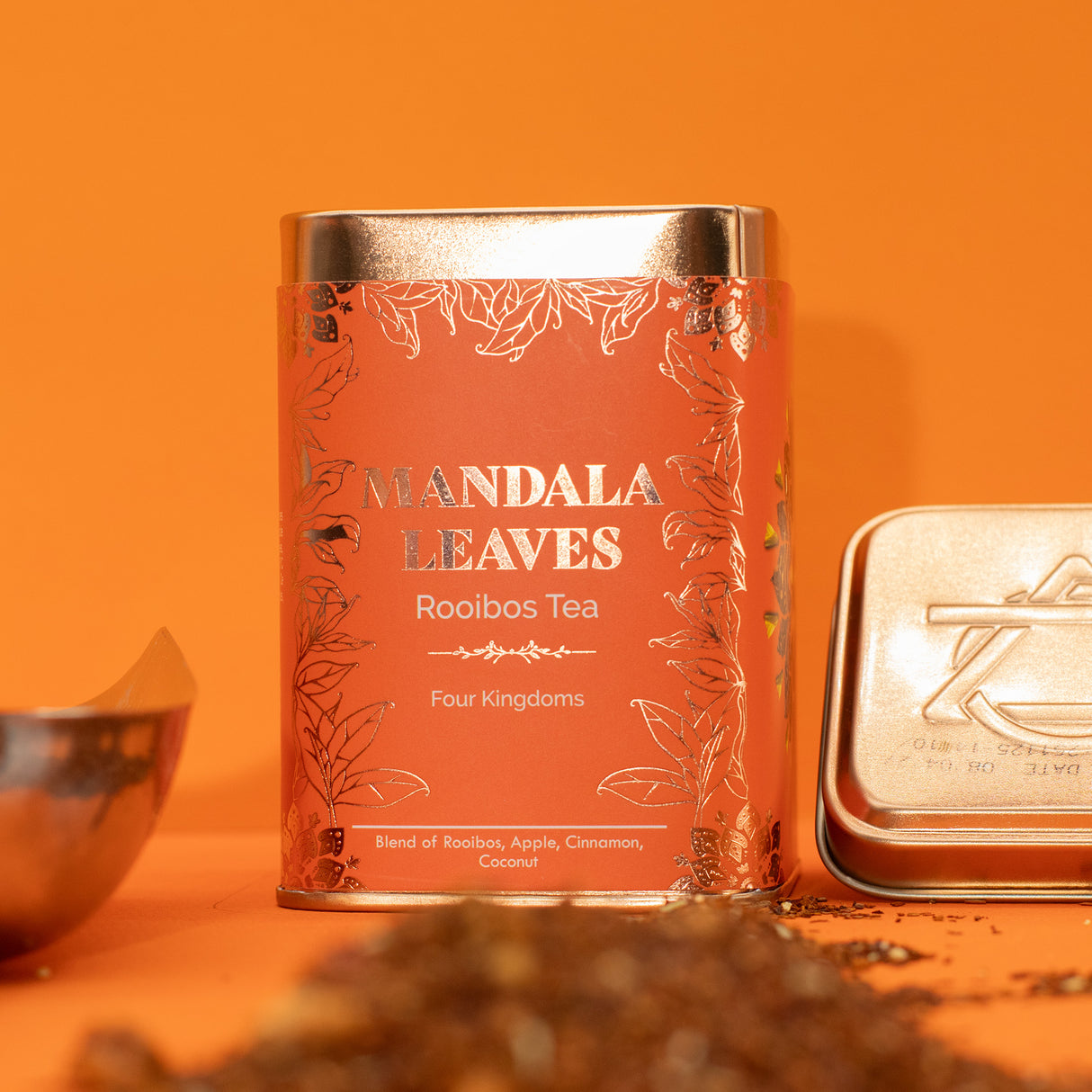 Four Kingdoms rooibos cimet kokos biljni čaj bez kofeina, 50 g