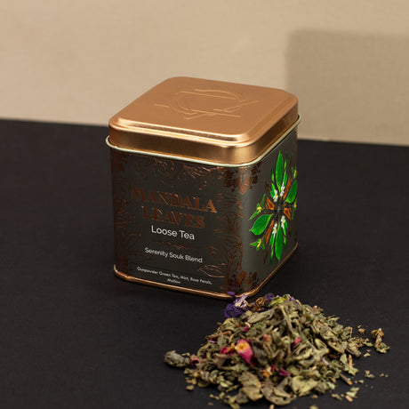Menta ruža Gunpowder zeleni čaj u listićima, 50 g