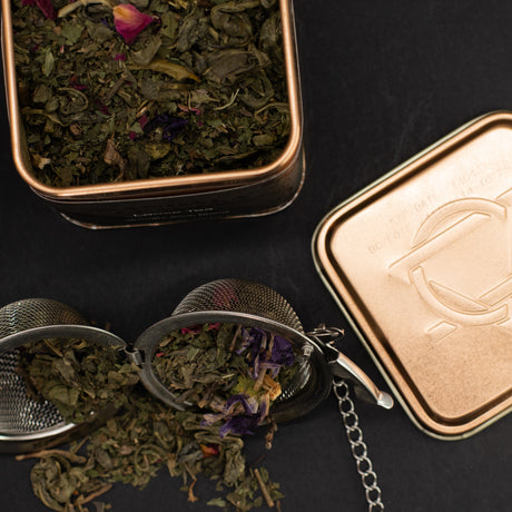 Menta ruža Gunpowder zeleni čaj u listićima, 50 g