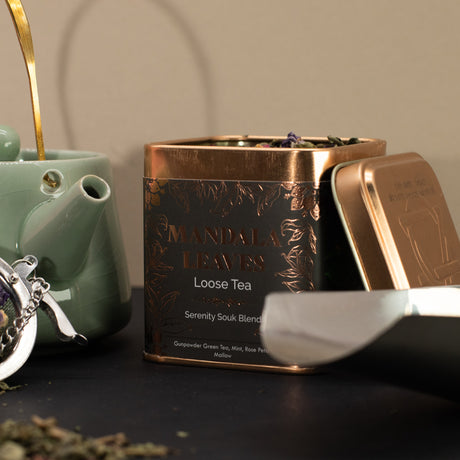 Menta ruža Gunpowder zeleni čaj u listićima, 50 g