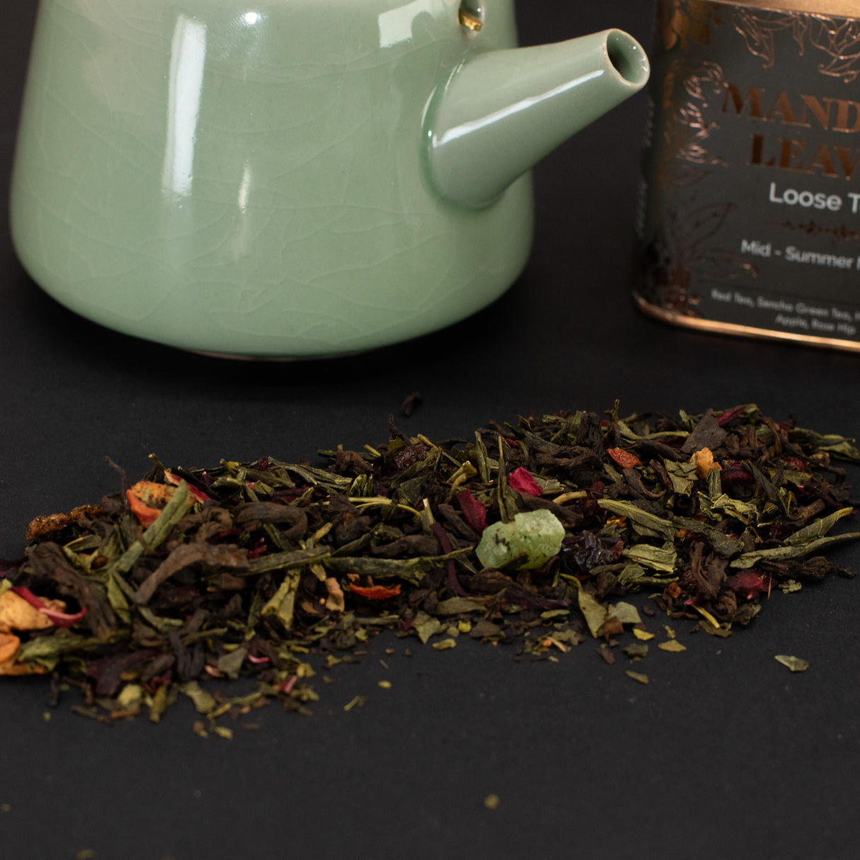 Mid-Summer Magic Pu-erh Sencha hibiskus čaj u listićima