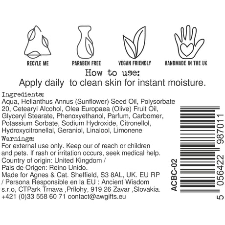 Crema Mani e Corpo Sale Marino e Muschio 300ml