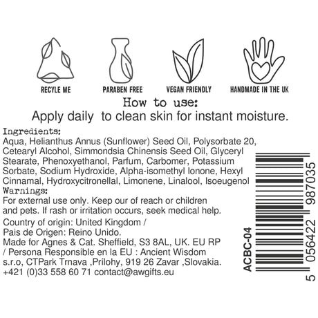 Crema Mani e Corpo Idratante Moroccan Roll 300ml