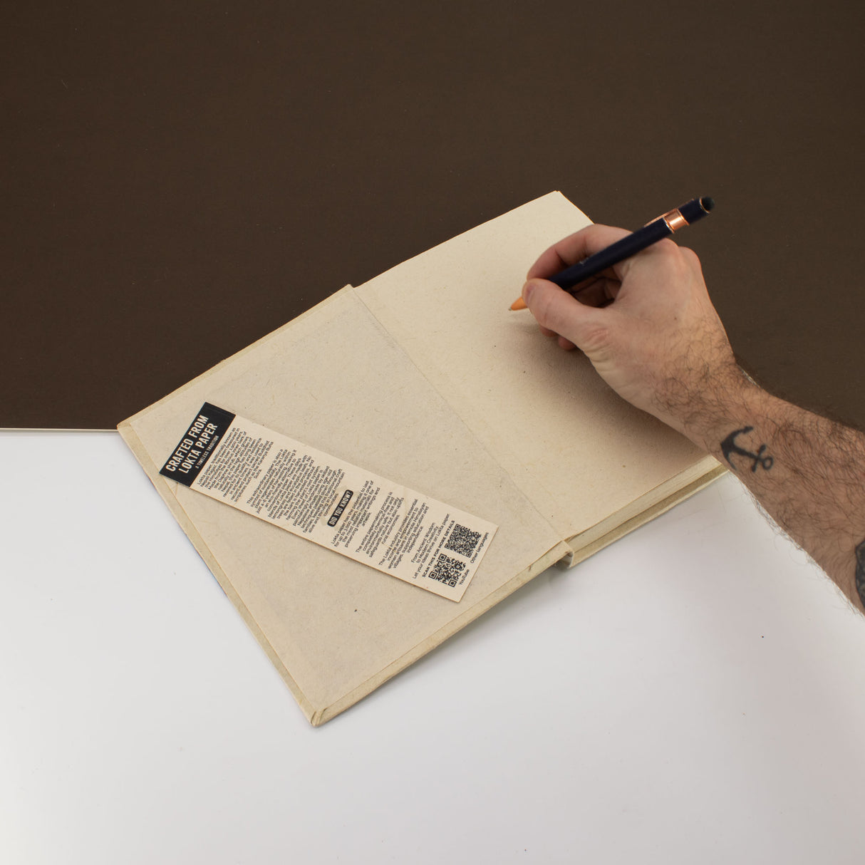 Carnet handmade A5 din hârtie Lokta „Potencialul tău este nelimitat”