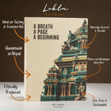Nepal Lokta Paper Journal A5, 90 Pages, Bookmark