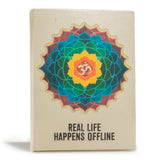 Quaderno A5 in carta Lokta Nepal fatto a mano – Om Mandala
