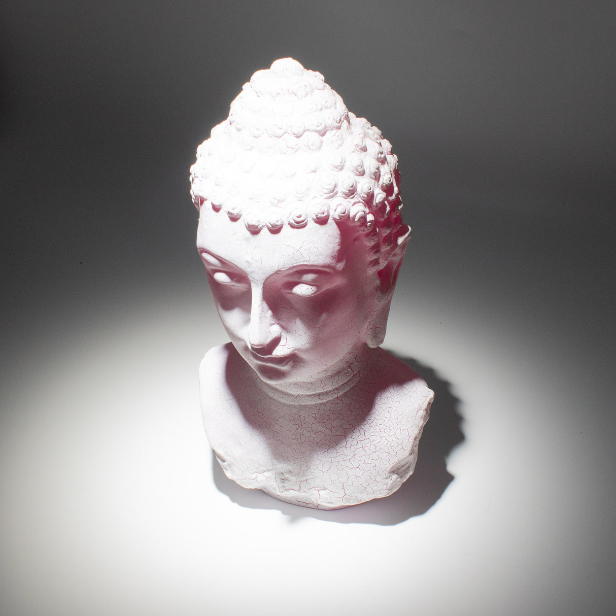 Buddha Mellszobor Lámpa Cseresznye Repesztett - Ovális talpazat