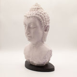 Lampa Buddha Busta Levandulový Prasklý Efekt – Oválný Stojan