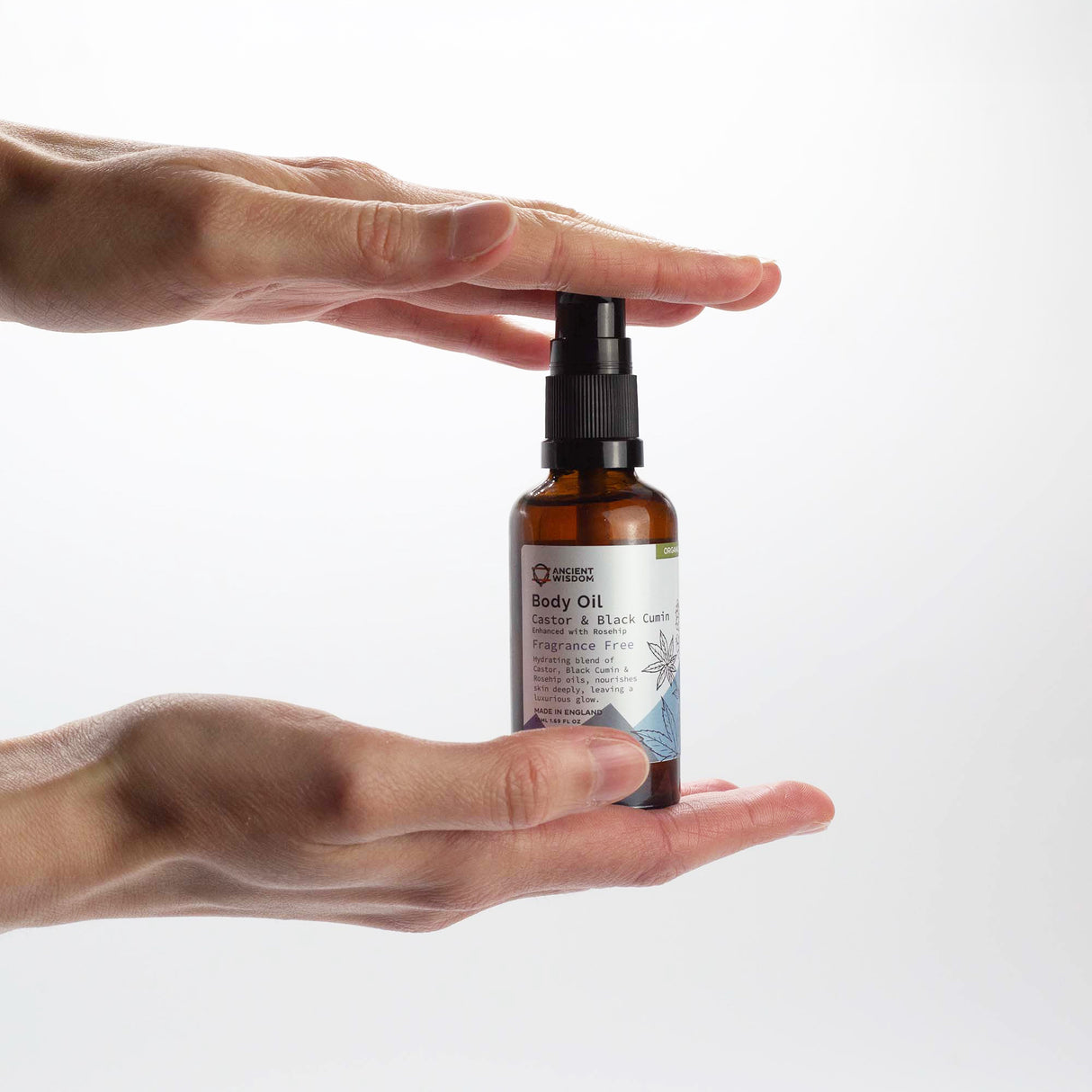 Huile corporelle biologique de cynorrhodon sans parfum 50ml