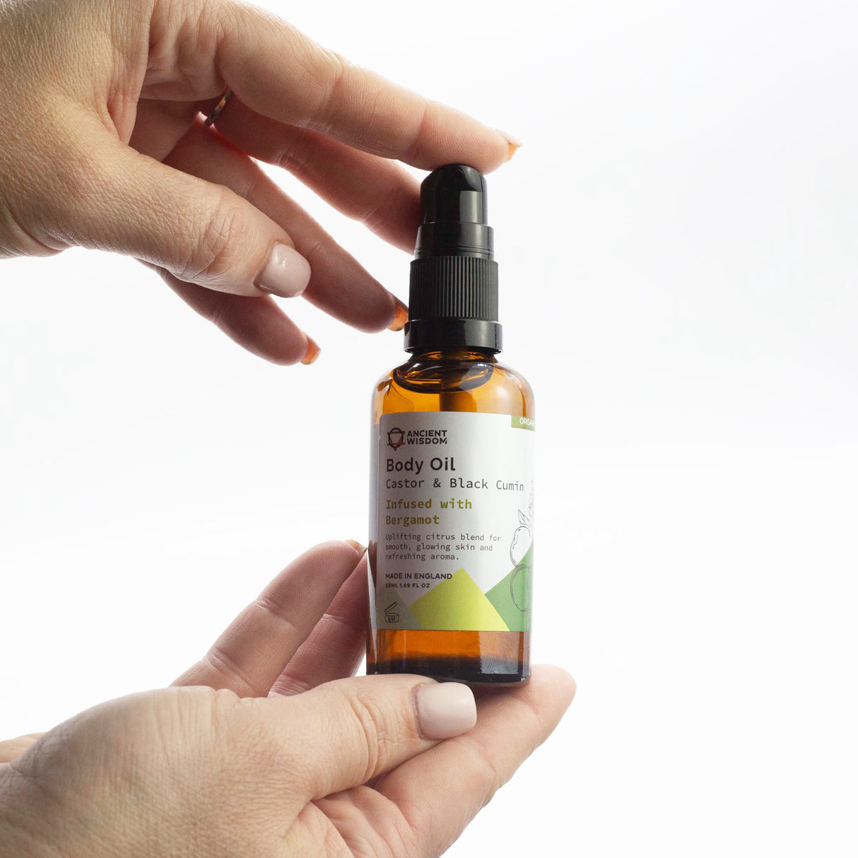 Huile corporelle biologique à la bergamote 50ml
