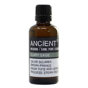 Clary Sage Essential Oil Steam Distilled 50ml