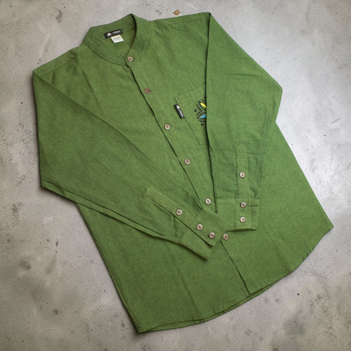 Nomad Sari Kathmandu Skjorte - Skovgrøn - XXL