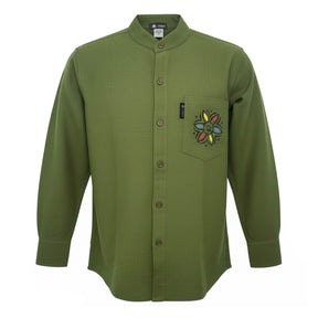 Camicia Nomad Sari Kathmandu - Verde Foresta - Large