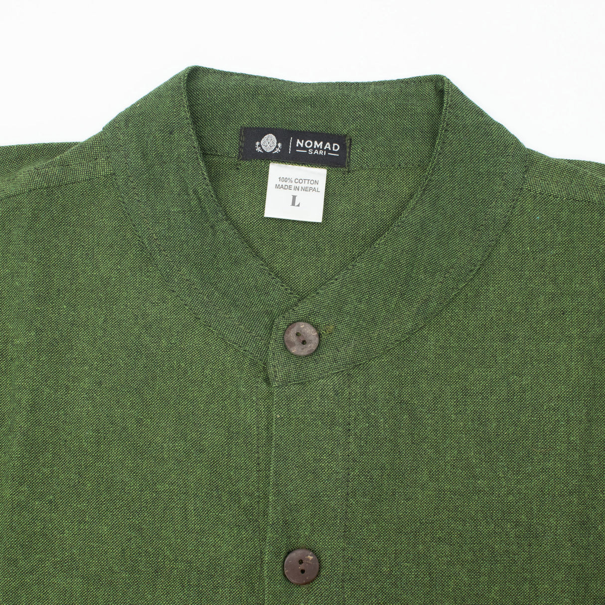Camicia Nomad Sari Kathmandu - Verde Foresta - Large