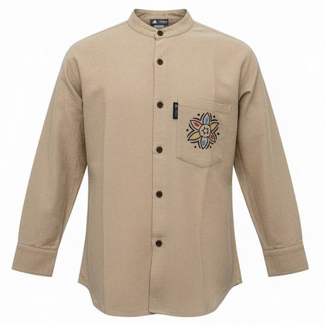 Camisa Nomad Sari Kathmandu - Piedra - XL