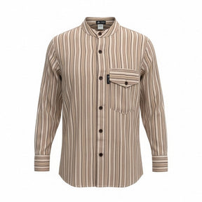 Camicia Nomad Sari Grandad - Marrone Beige - Medium