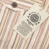 Chemise Grandad Nomad Sari - Beige Marron - Taille Large