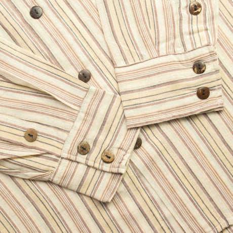 Camisa Grandad Nomad Sari - Marrón Beige - XL