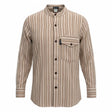 Nomad Sari Grandad-Hemd – Braun Beige – XL