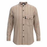 Nomad Sari Grandad-Hemd – Braun Beige – XL