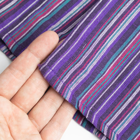 Camisa Nomad Sari Grandad - Negro Púrpura - Mediana