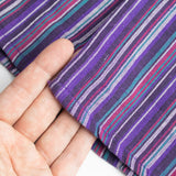 Nomad Sari Grandad Shirt - Black Purple - XL
