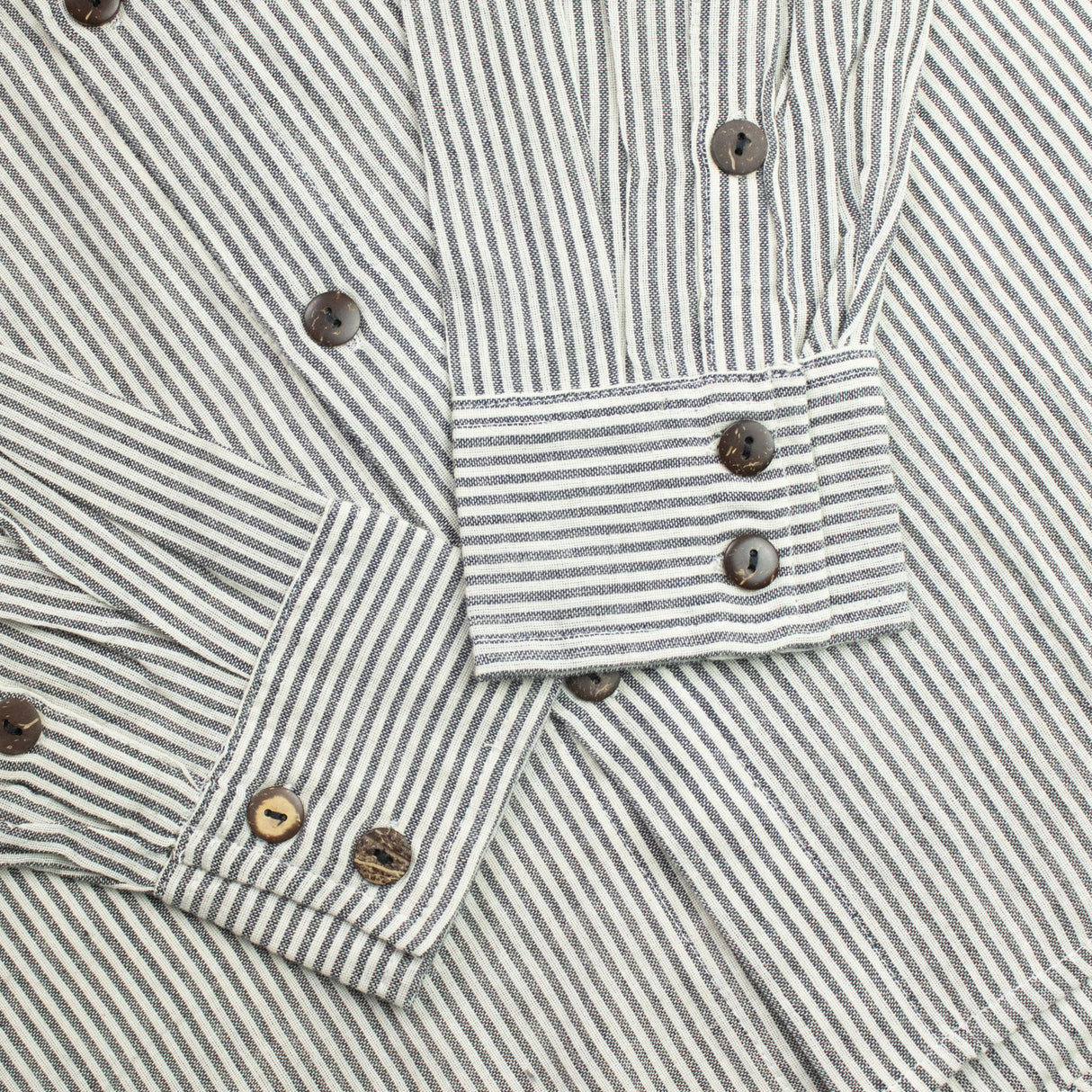 Nomad Sari Grandad Shirt - Grey Stone - XL