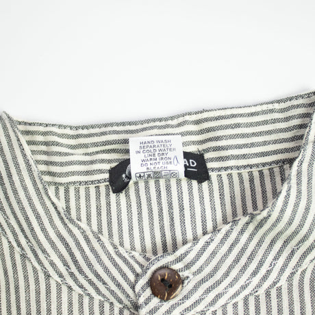 Camisa Grandad Nomad Sari - Piedra Gris - XL