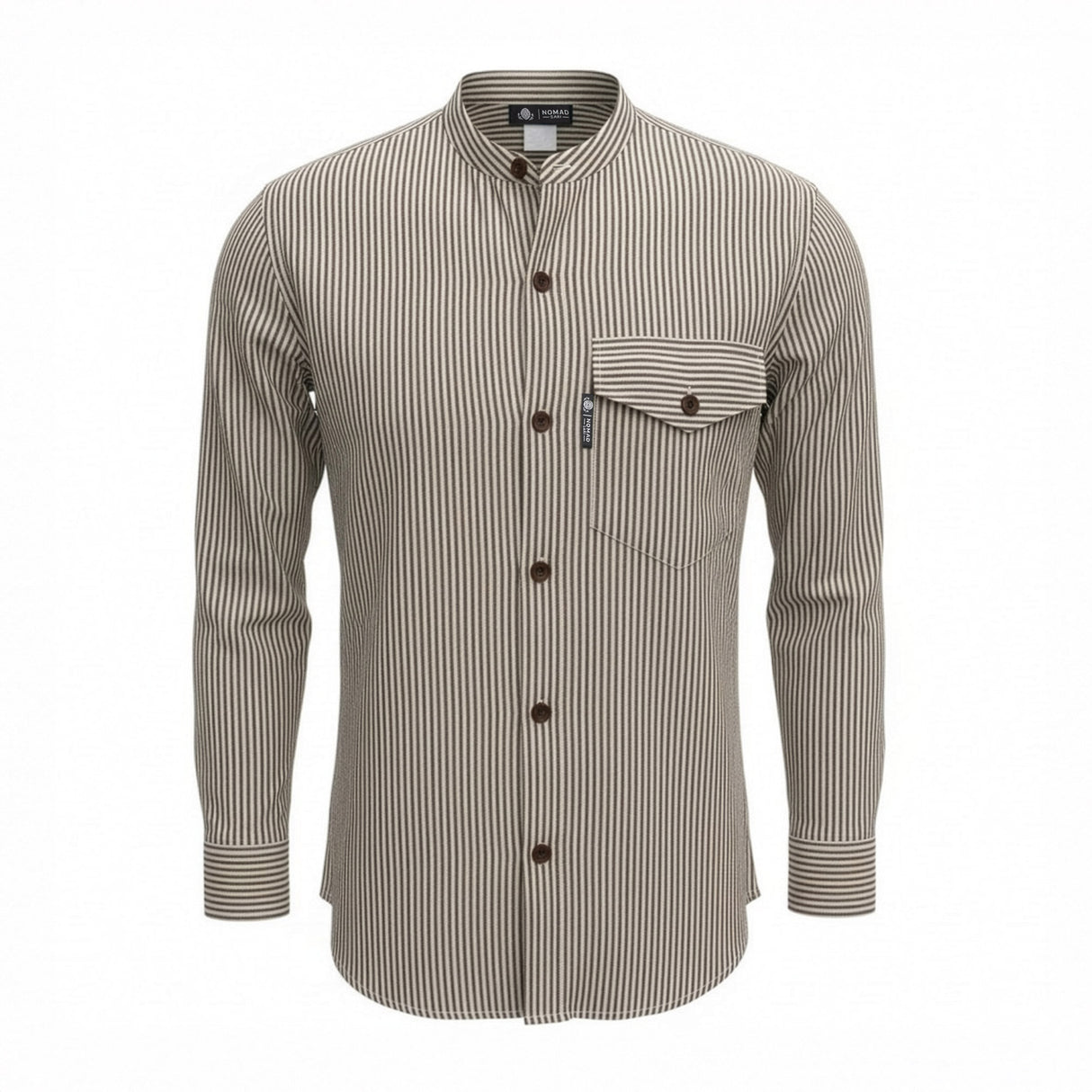 Camicia Nomad Sari Grandad - Pietra Grigia - Large