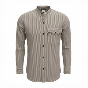 Camicia Nomad Sari Grandad - Pietra Grigia - Large