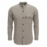 Nomad Sari Grandad Shirt - Grey Stone - XL