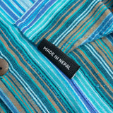 Camicia Nomad Sari Grandad - Turchese - Large