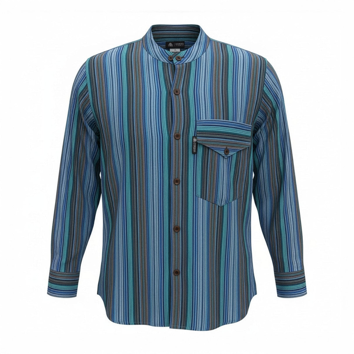 Camicia Nomad Sari Grandad - Turchese - Large
