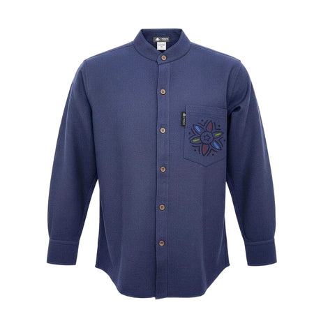 Camisa Nomad Sari Kathmandu - Índigo - Mediana