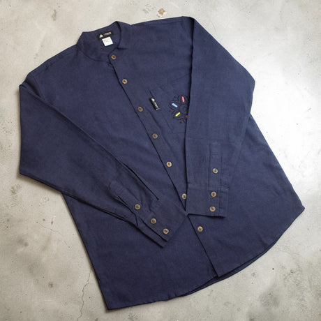 Camisa Nomad Sari Kathmandu - Índigo - XL