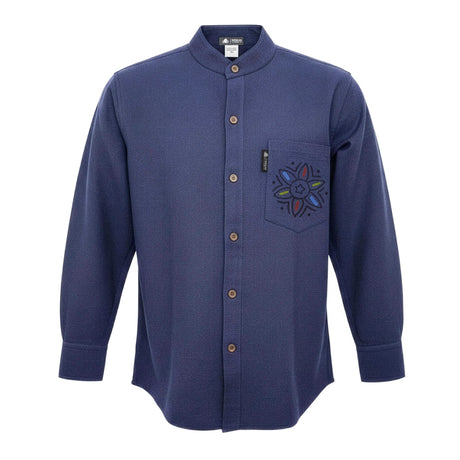 Camisa Nomad Sari Kathmandu - Índigo - Grande