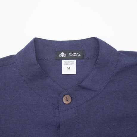 Camisa Nomad Sari Kathmandu - Índigo - Grande