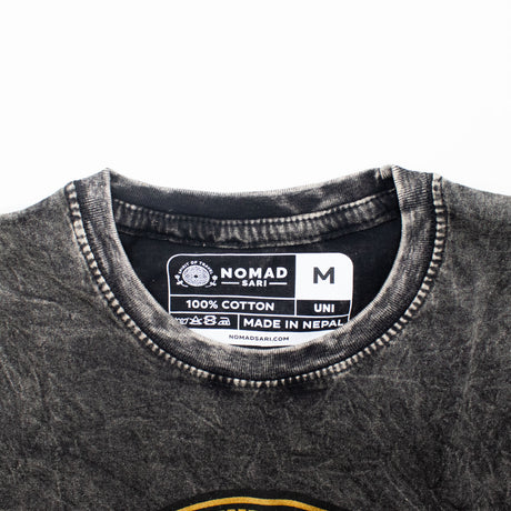 Nomad Sari majica od stonewashed pamuka - Rebel - Ugljenasto siva - Medium