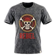 Nomad Sari Stonewashed pamut póló - Rebel - Szénszürke - L-es