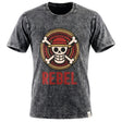 T-shirt Nomad Sari em Algodão Stonewashed - Rebelde - Carvão - XL