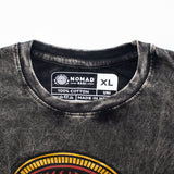 T-shirt Nomad Sari em Algodão Stonewashed - Rebelde - Carvão - XL